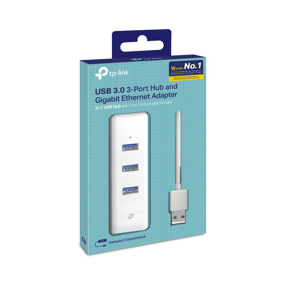 Adaptador de red Ethernet USB 3.0 a RJ45 10/100/1000Mbps - Image 2