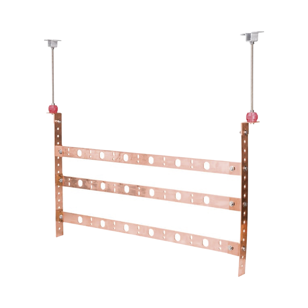 Montaje Para Barra de Tierra Universal Para Tres y Cuatro Barras de Tierra.