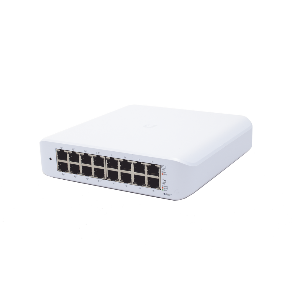 Switch UniFi Lite Administrable PoE de 16 Puertos 10/100/1000 Mbps (8 puertos 802.3af/at), 45 W - Image 4