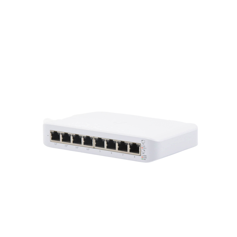 Switch UniFi Lite Administrable PoE de 8 Puertos 10/100/1000 Mbps (4 puertos 802.3af/at), 52 W - Image 6