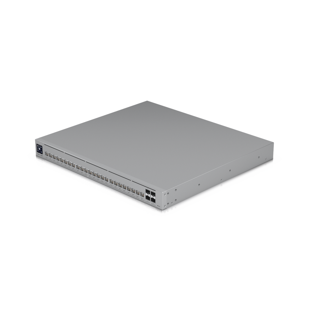 UniFi Switch Pro HD Capa 3, 24 puertos Etherlighting POE++ / (22) puertos 2.5 GbE, (2) puertos 10GbE, todos POE++, (4) puertos 10G SFP+, 600W presupuesto POE
