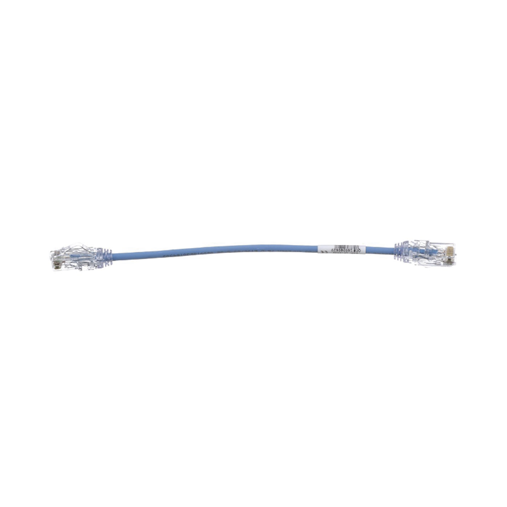 Cable de Parcheo TX6, UTP Cat6, Di?metro Reducido (28AWG), Color Azul, 20 cm (7.87 pulgadas) - Image 2