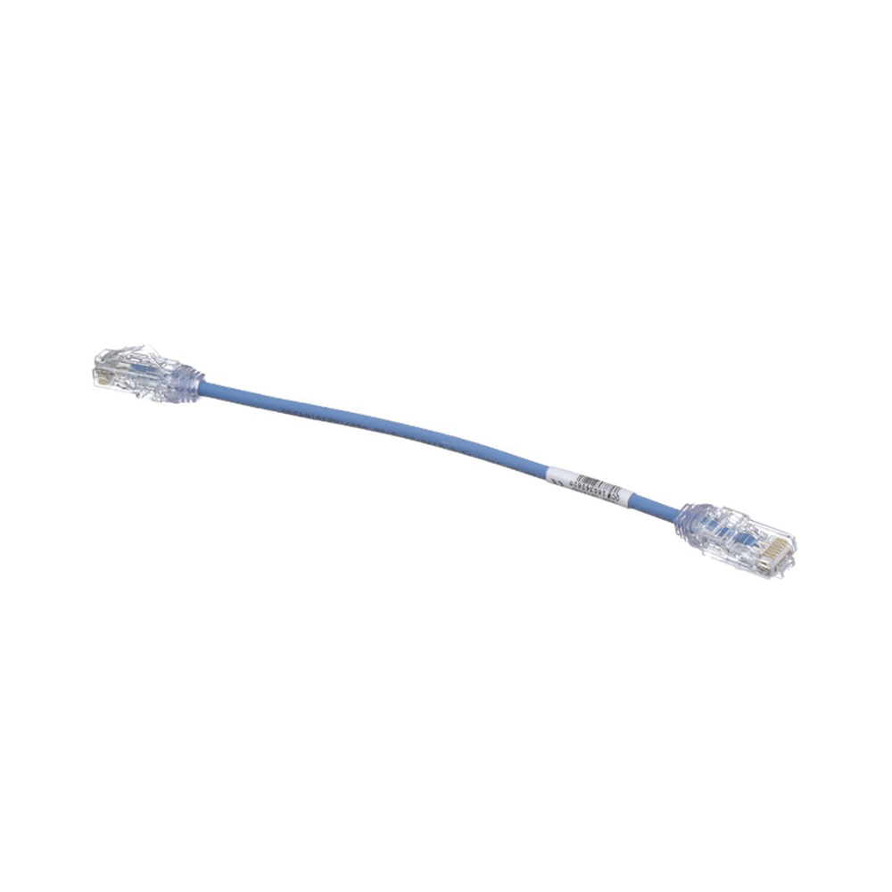 Cable de Parcheo TX6, UTP Cat6, Di?metro Reducido (28AWG), Color Azul, 20 cm (7.87 pulgadas) - Image 3