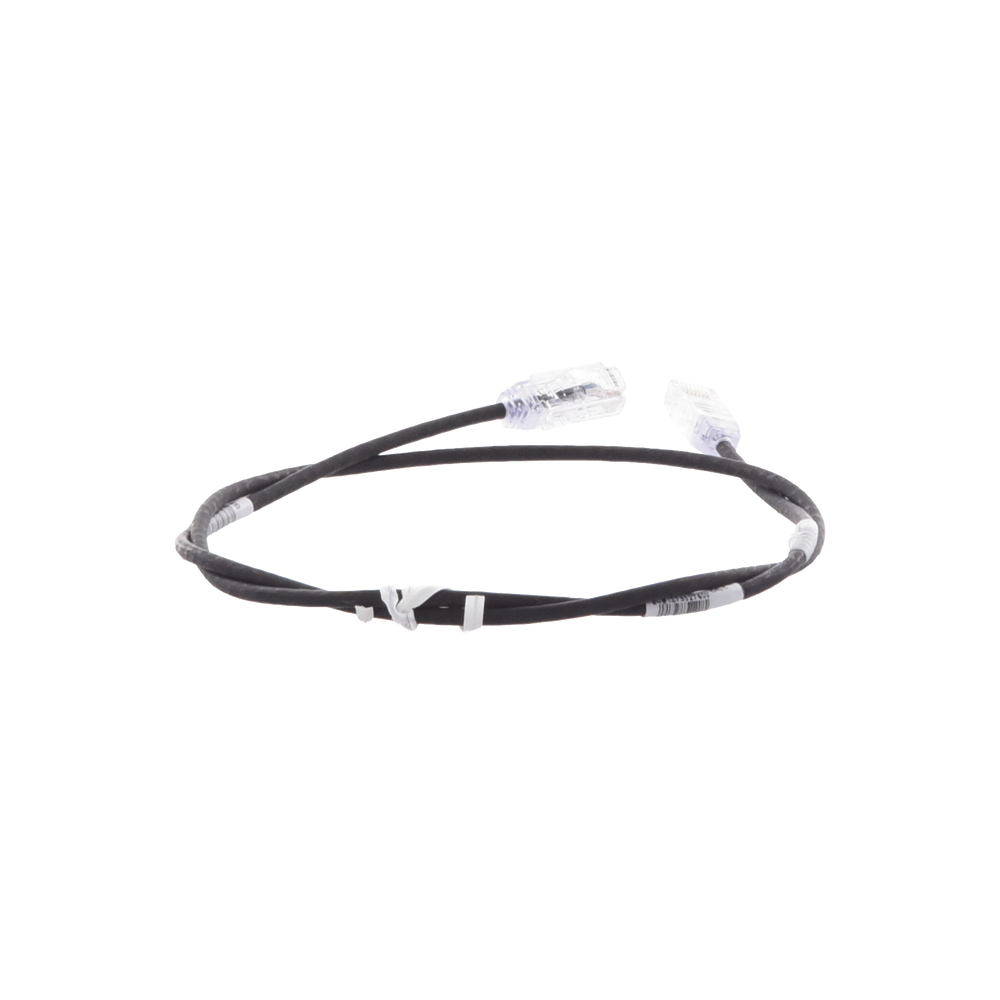 Cable de Parcheo TX6, UTP Cat6, Di?metro Reducido (28AWG), Color Negro, 0.91 Metros (3 Pies) - Image 4