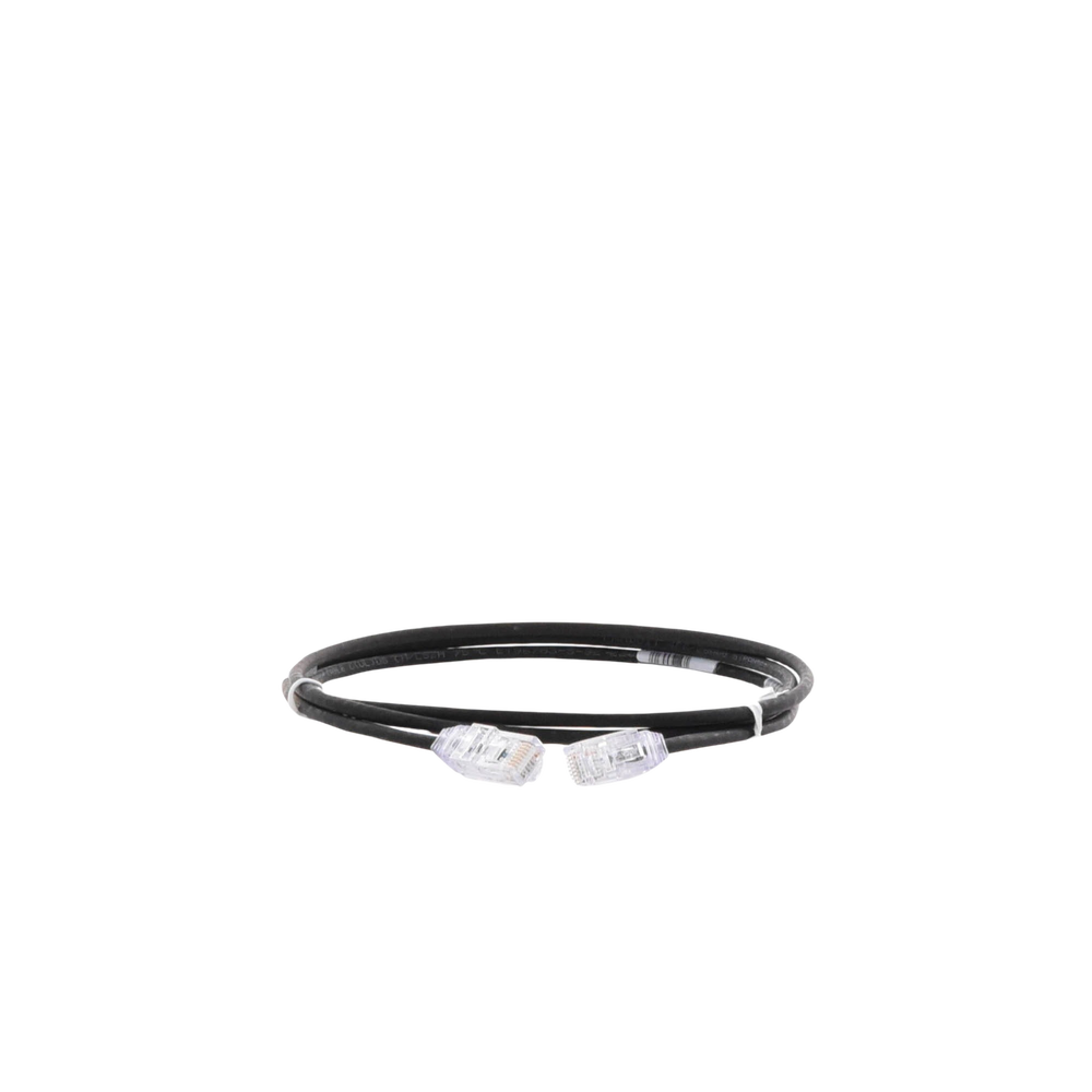 Cable de Parcheo TX6, UTP Cat6, Di?metro Reducido (28AWG), Color Negro, 1.22 Metros (4 Pies) - Image 4