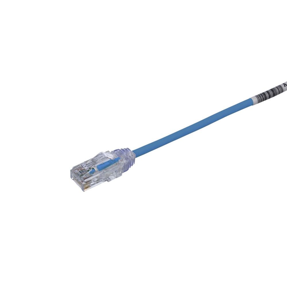 Cable de Parcheo TX6, UTP Cat6, Di?metro Reducido (28AWG), Color Azul, 15.2 cm (6 pulgadas) - Image 4