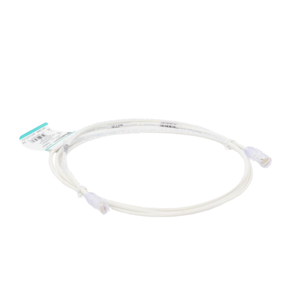 Cable de Parcheo TX6, UTP Cat6, Di?metro Reducido (28AWG), Color Blanco Mate, 2.13 Metros (7 Pies) - Image 4