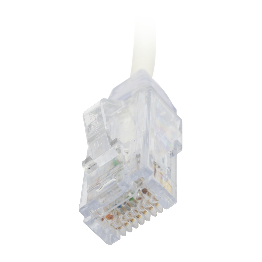 Cable de Parcheo TX6, UTP Cat6, Di?metro Reducido (28AWG), Color Blanco, 20.32 cm (8 Pulgadas) - Image 4