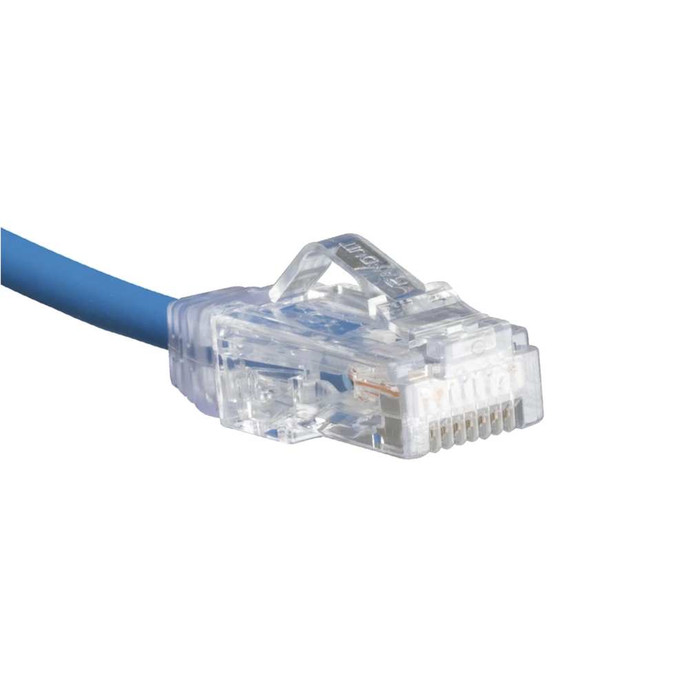 Cable de Parcheo TX6, UTP Cat6, Di?metro Reducido (28AWG), Color Azul, 20.2 cm (8 Pulgadas) - Image 4