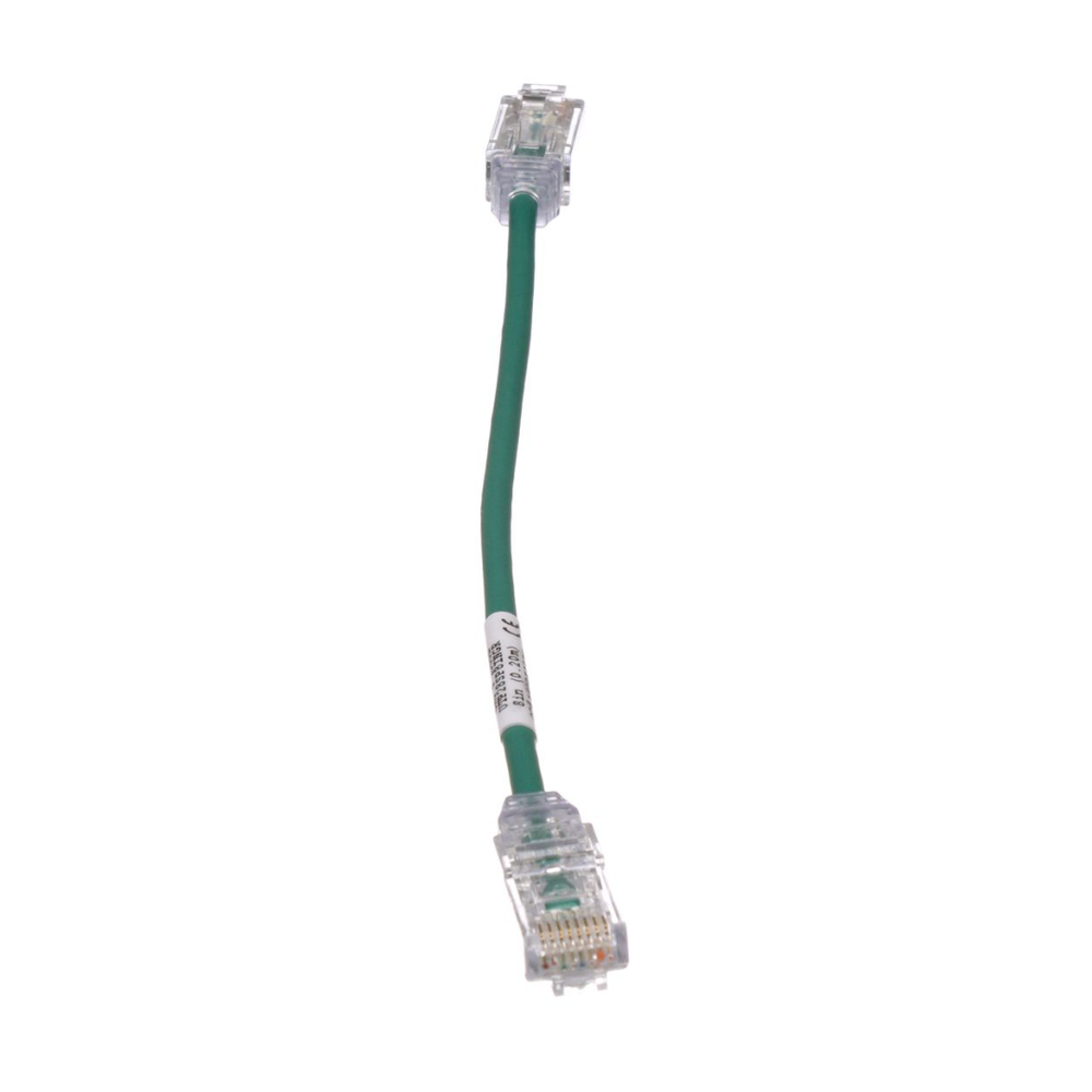 Cable de Parcheo TX6, UTP Cat6, Di?metro Reducido (28AWG), Color Verde, 20.2 cm (8 Pulgadas) - Image 4