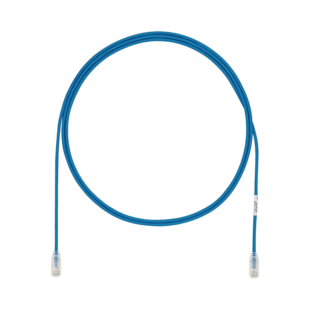 Cable de Parcheo UTP Cat6A, CM/LSZH, Di?metro Reducido (28AWG), Color Azul, 17 Metros (55.77 Pies)