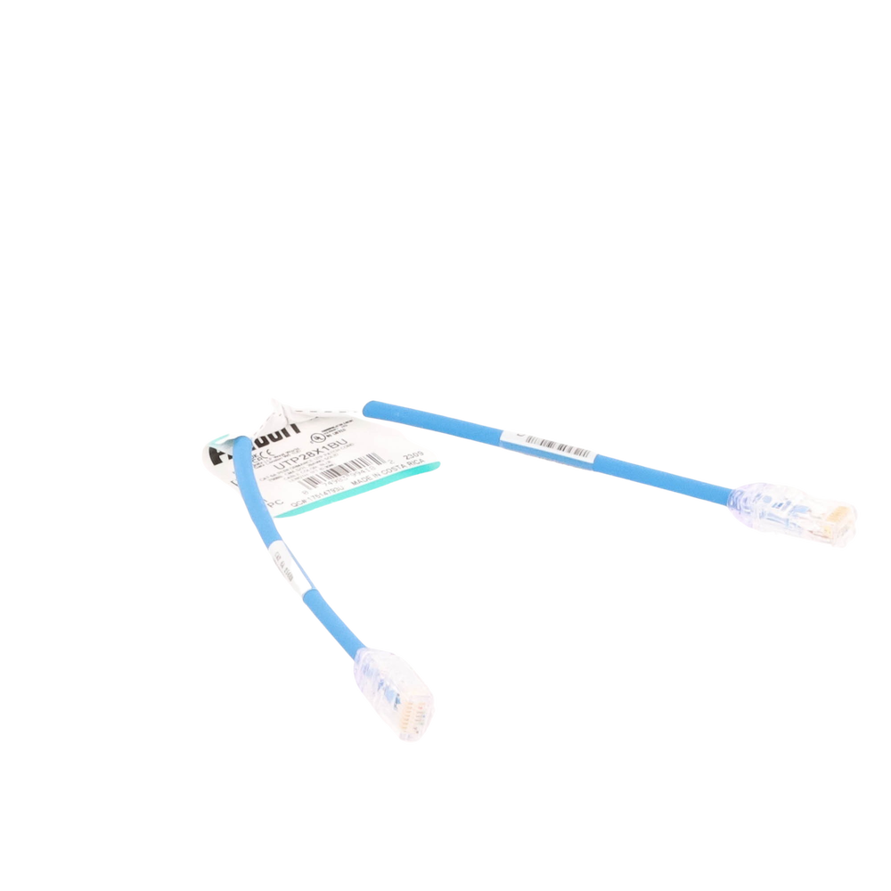 Cable de Parcheo UTP Cat6A, CM/LSZH, Di?metro Reducido (28AWG), Color Azul, 0.3 Metros (1 Pie) - Image 3