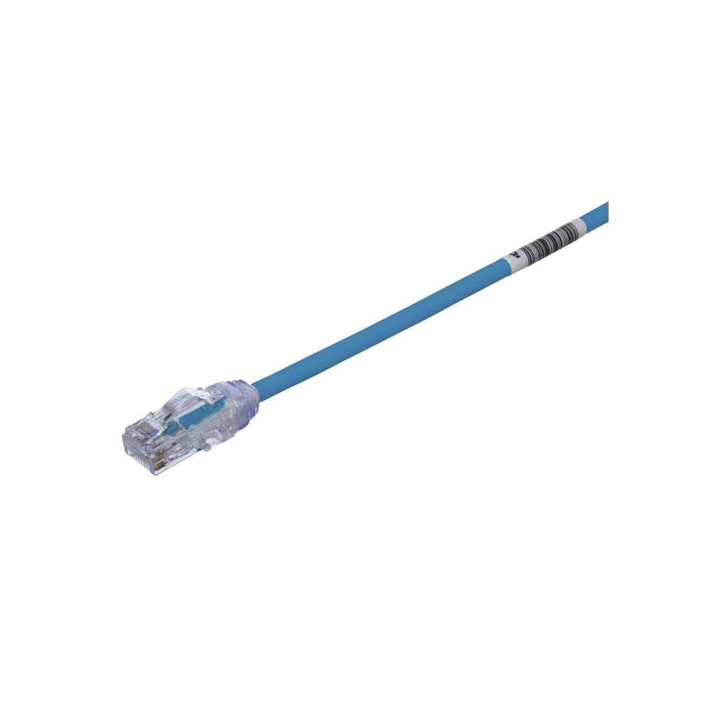 Cable de Parcheo UTP Cat6A, CM/LSZH, Di?metro Reducido (28AWG), Color Azul, 3 Metros (9.84 Pies). - Image 2