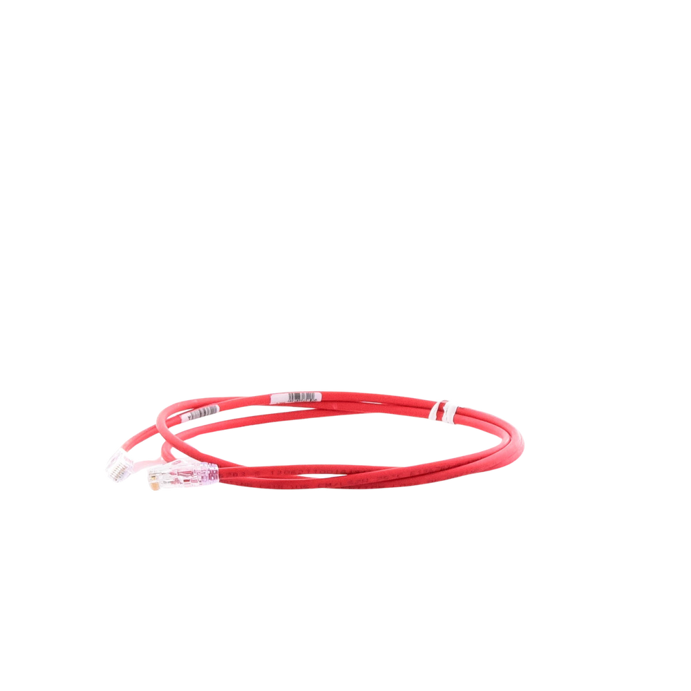 Cable de Parcheo UTP Cat6A, CM/LSZH, Di?metro Reducido (28AWG), Color Rojo, 1.52 Metros (5 Pies) - Image 2
