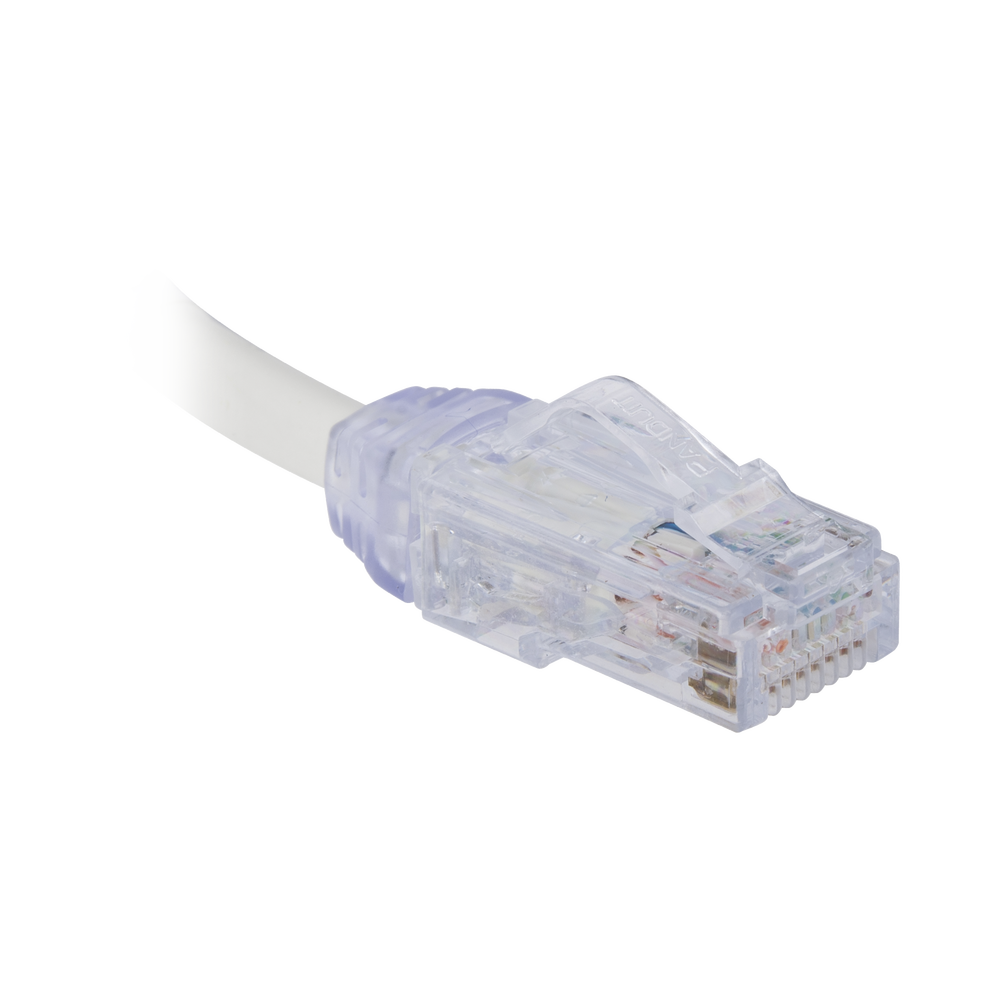 Cable de Parcheo UTP, Cat6A, Di?metro Reducido (28 AWG), CM/LSZH, Color Blanco Mate, 20.3 cm (8 Pulgadas) - Image 2