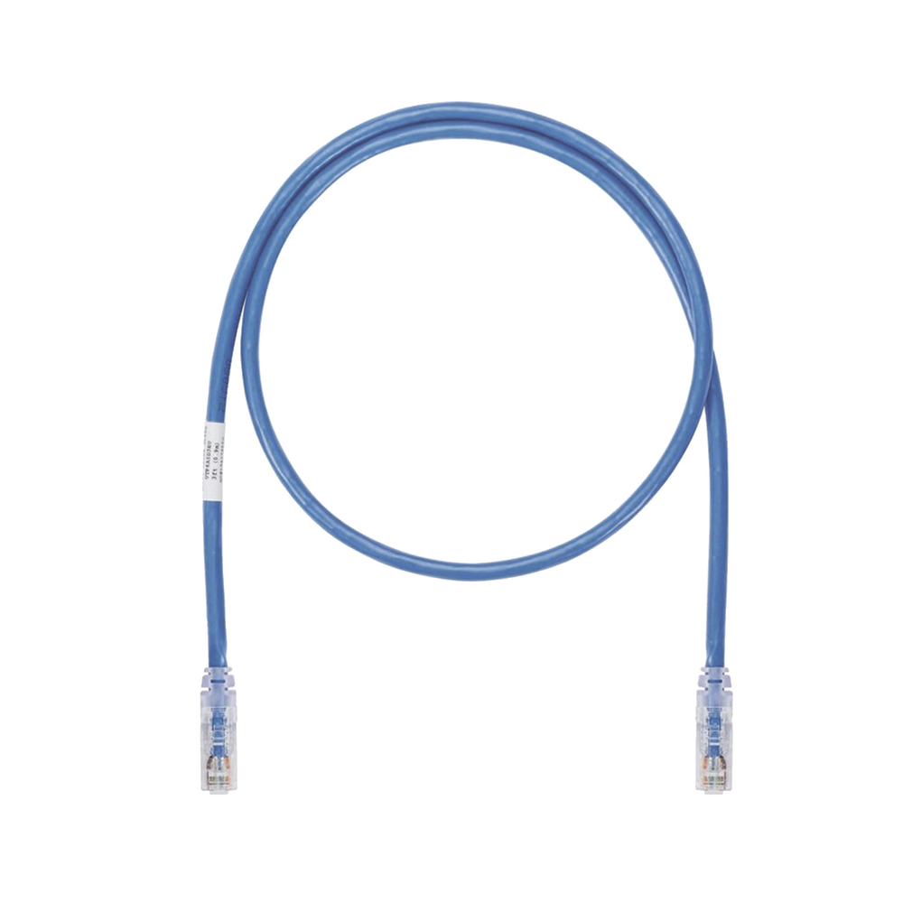 Cable de Parcheo UTP, Cat6A, 26 AWG, CM, Color Azul, 7ft