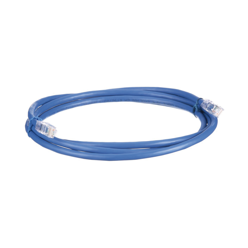 Cable de Parcheo UTP, Cat6A, 24 AWG, CM, Color Azul, 2 Metros (6.56 Pies). - Image 2