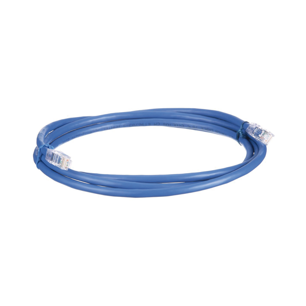 Cable de Parcheo UTP, Cat6A, 24 AWG, CM, Color Azul, 0.91 Metros (3 Pies) - Image 2