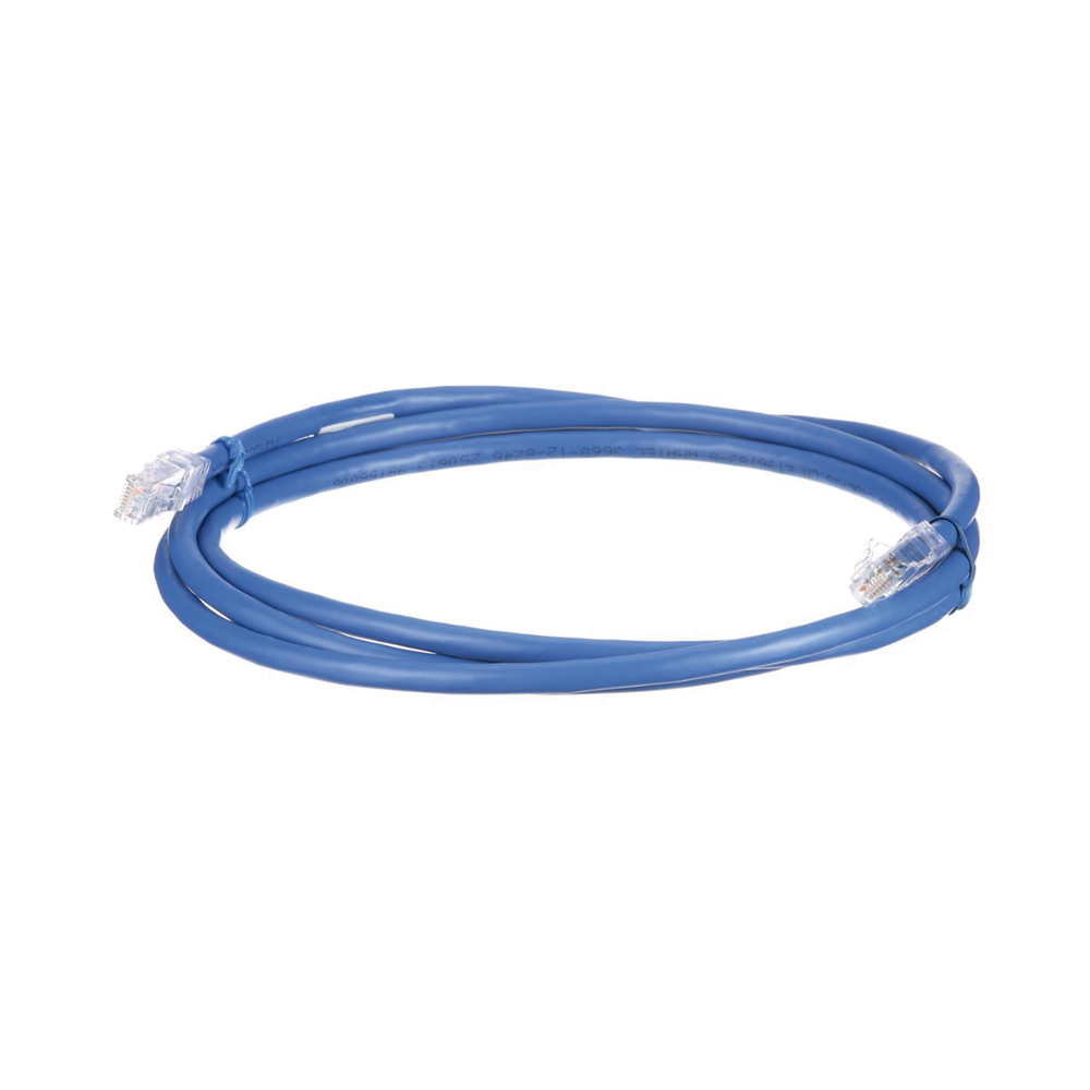 Cable de Parcheo UTP, Cat6A, 24 AWG, CM, Color Azul, 0.91 Metros (3 Pies) - Image 3