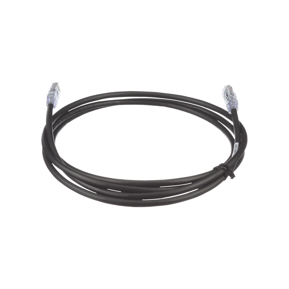 Cable de Parcheo UTP, Cat6A, 24 AWG, CM, Color Negro, 1.52 Metros (5 Pies) - Image 2