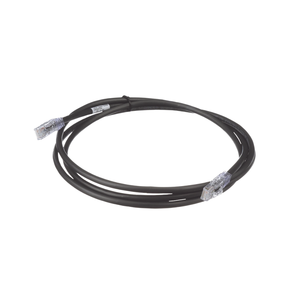 Cable de Parcheo UTP, Cat6A, 24 AWG, CM, Color Negro, 1.52 Metros (5 Pies) - Image 4