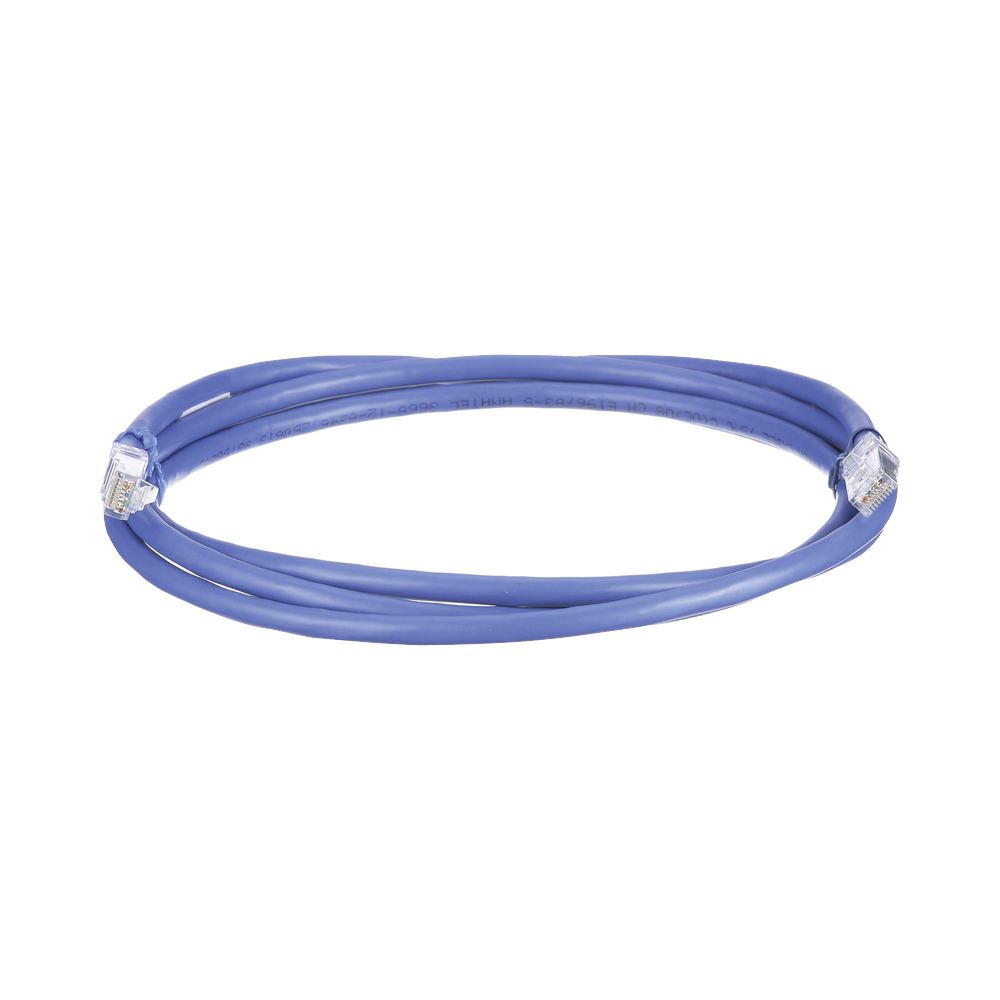 Cable de Parcheo UTP, Cat6A, 24 AWG, CM, Color Azul, 1.52 Metros (5 Pies) - Image 2