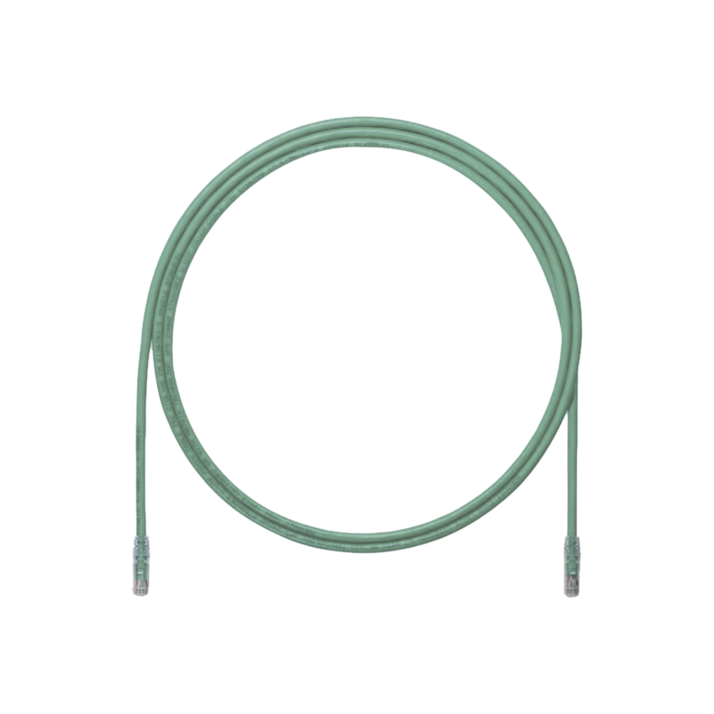 Cable de Parcheo UTP, Cat6A, 24 AWG, CM, Color Verde, 1.52 Metros (5 Pies)