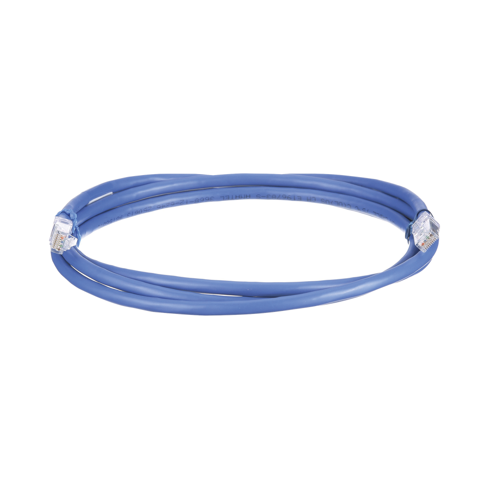 Cable de Parcheo UTP, Cat6A, 24 AWG, CM, Color Azul, 2.13 Metros (7 Pies) - Image 2