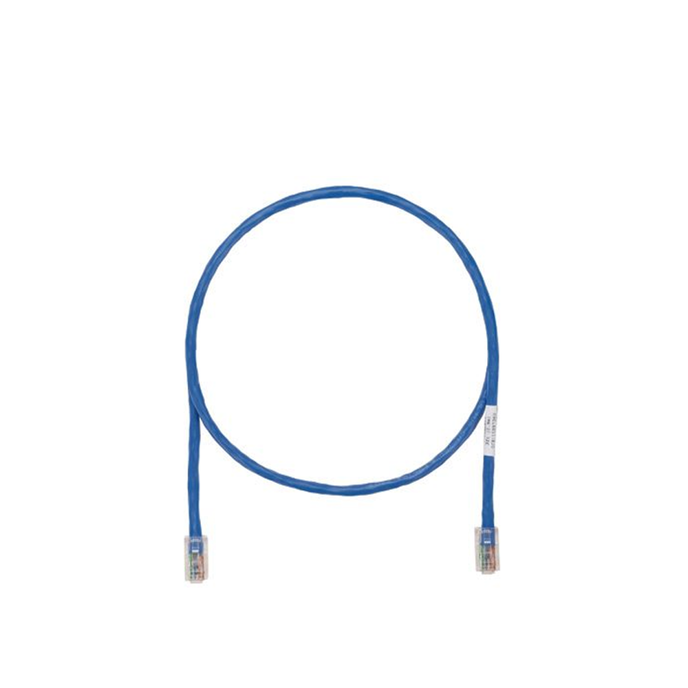 Cable de Parcheo TX5, UTP Cat5e, 24 AWG, CM, Color Azul, 2.13 Metros (7 Pies)