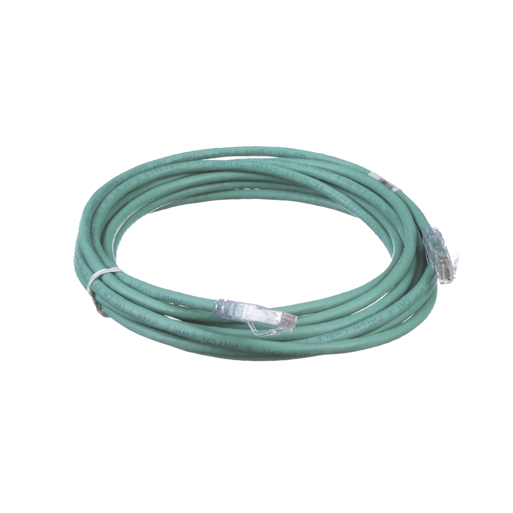 Cable de Parcheo TX6, UTP Cat6, 24 AWG, CM, Color Verde, 4.57 Metros (15 Pies) - Image 2
