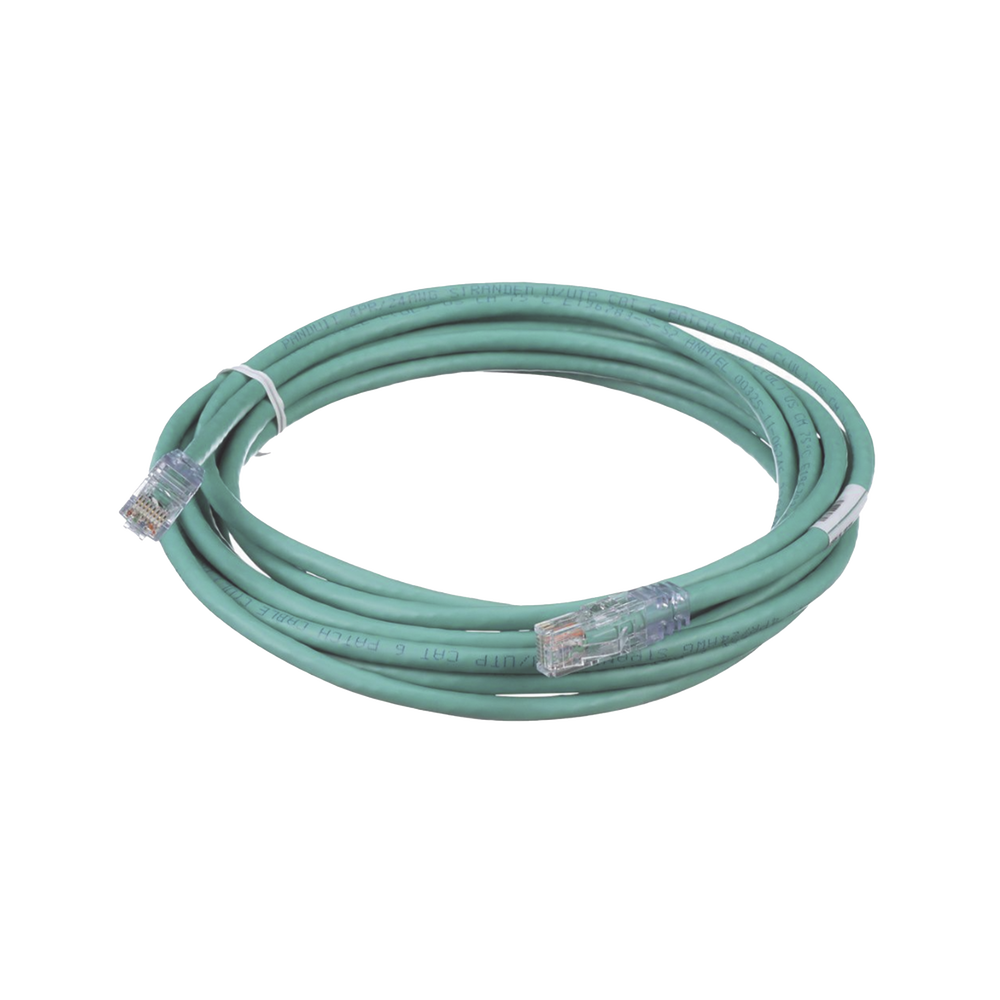 Cable de Parcheo TX6, UTP Cat6, 24 AWG, CM, Color Verde, 4.57 Metros (15 Pies) - Image 3