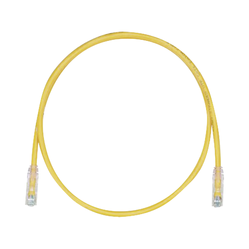 Cable de Parcheo TX6, UTP Cat6, 24 AWG, CM, Color Amarillo, 4.57 Metros (15 Pies)