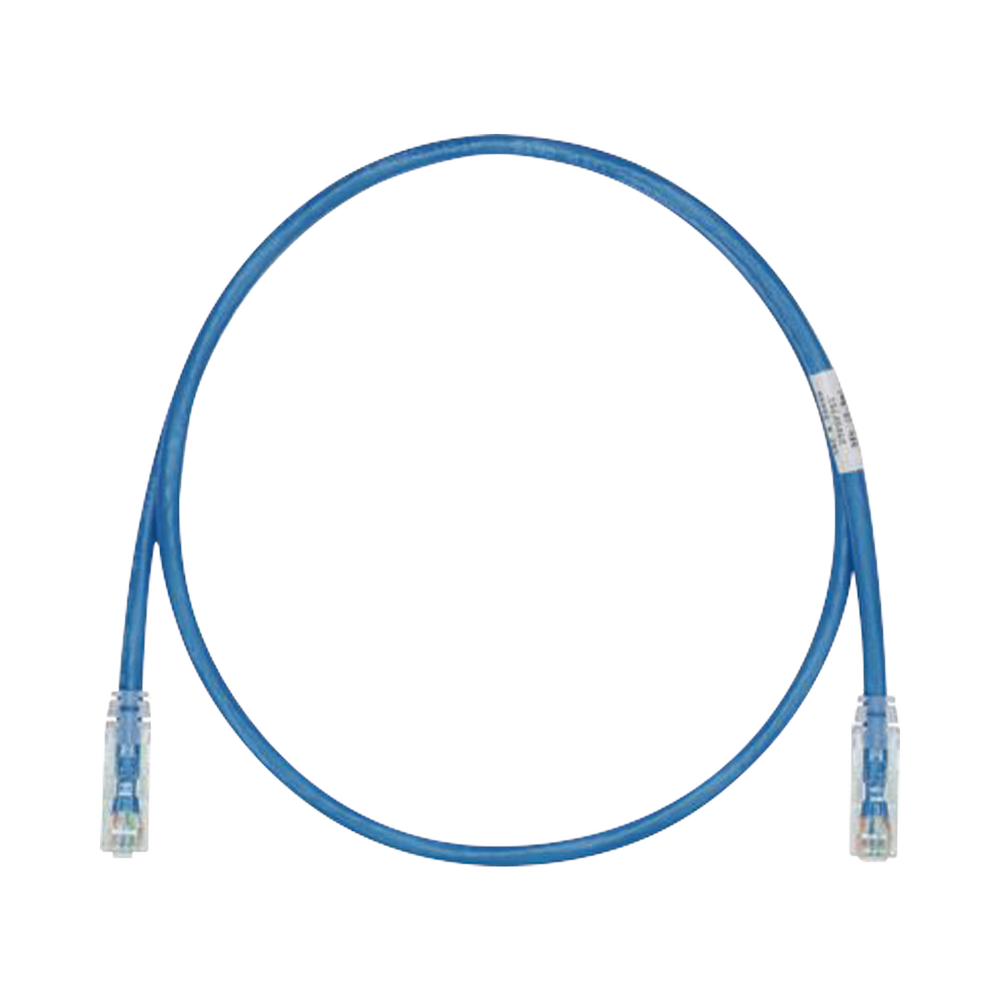 Cable de Parcheo TX6, UTP Cat6, 24 AWG, CM, Color Azul, 6.1 Metros (20 Pies)