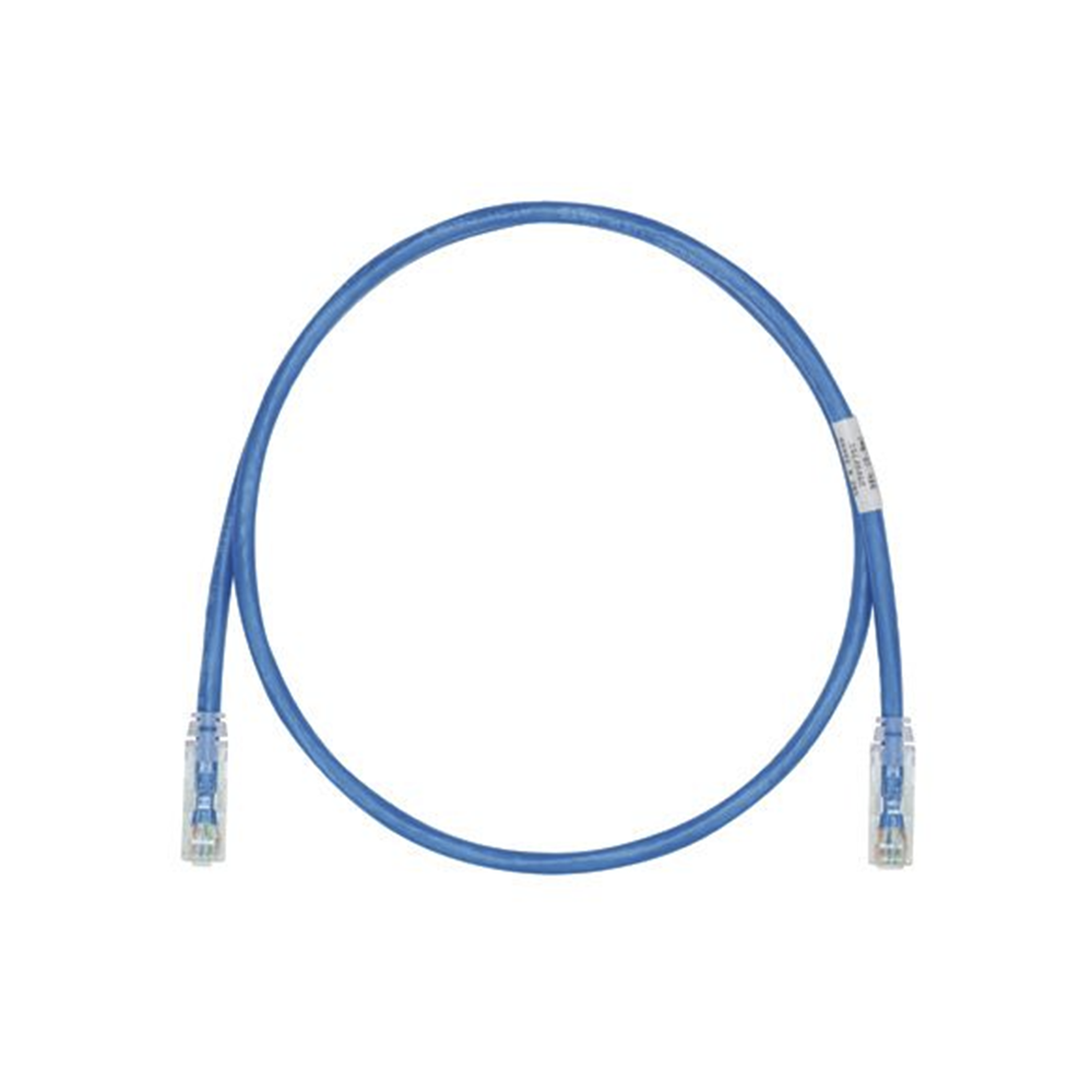 Cable de Parcheo TX6, UTP Cat6, 24 AWG, CM, Color Azul, 0.61 Metros (2 Pies)