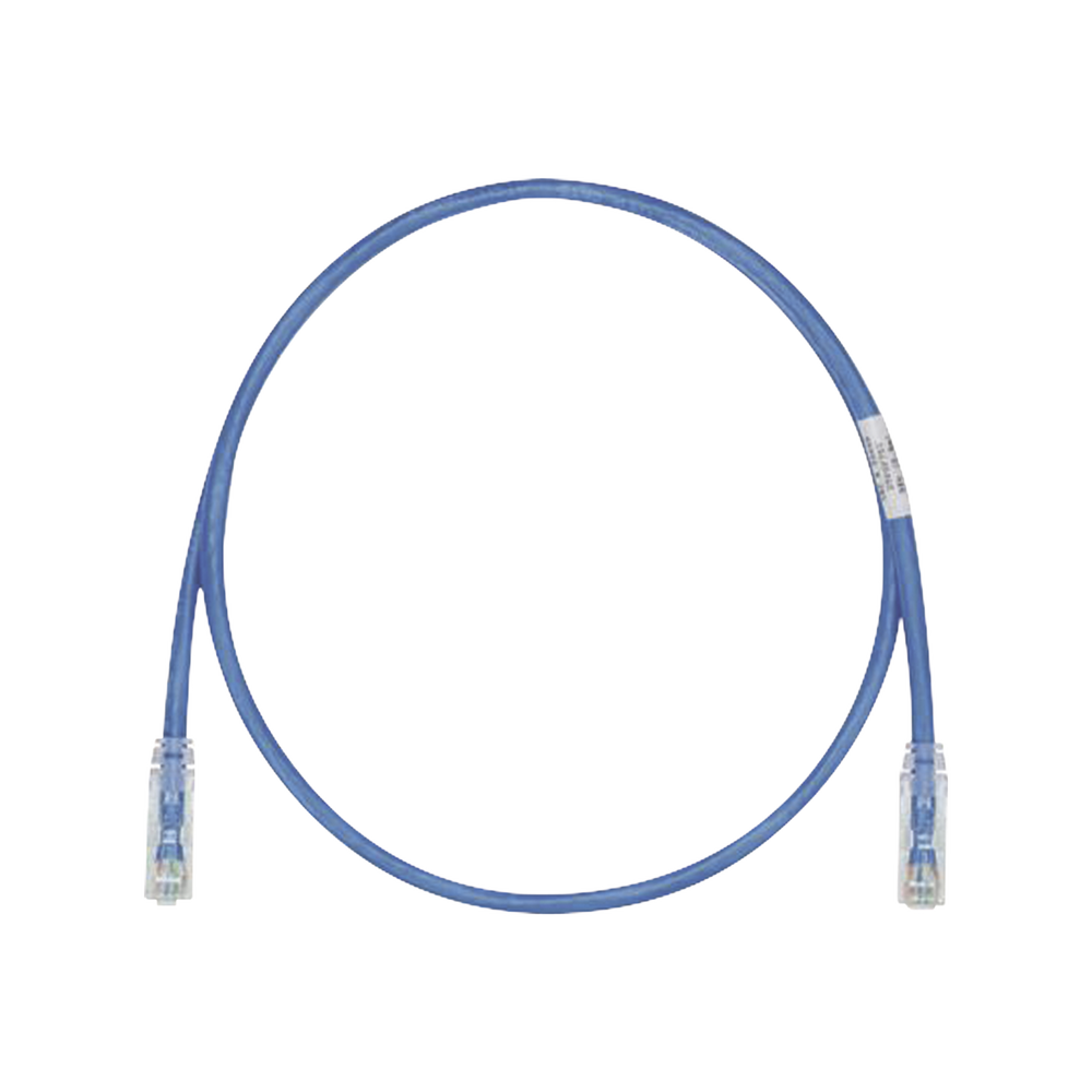 Cable de Parcheo TX6, UTP Cat6, 24 AWG, CM, Color Azul, 10.67 Metros (35 Pies)