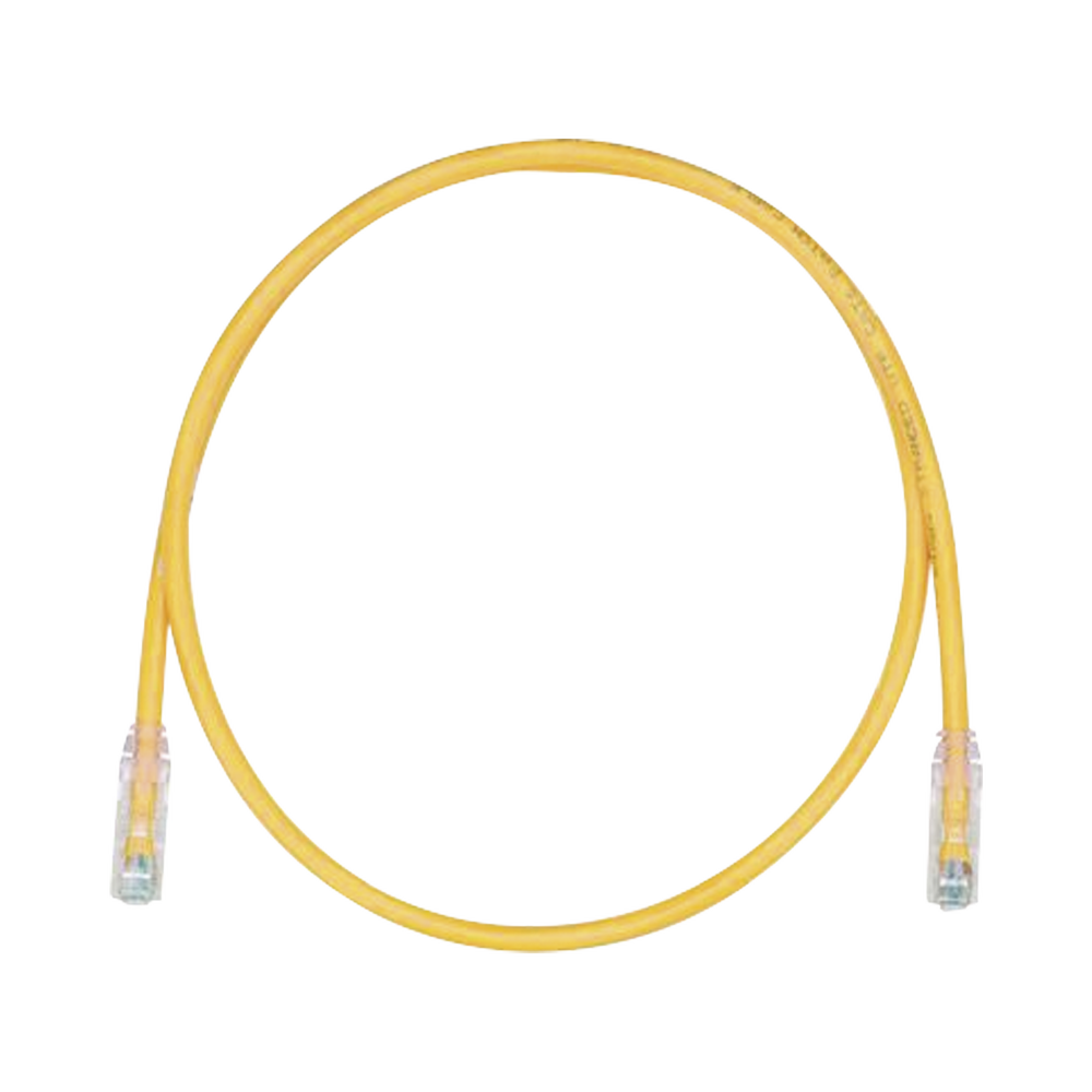 Cable de Parcheo TX6, UTP Cat6, 24 AWG, CM, Color Amarillo, 1.52 Metros (5 Pies)
