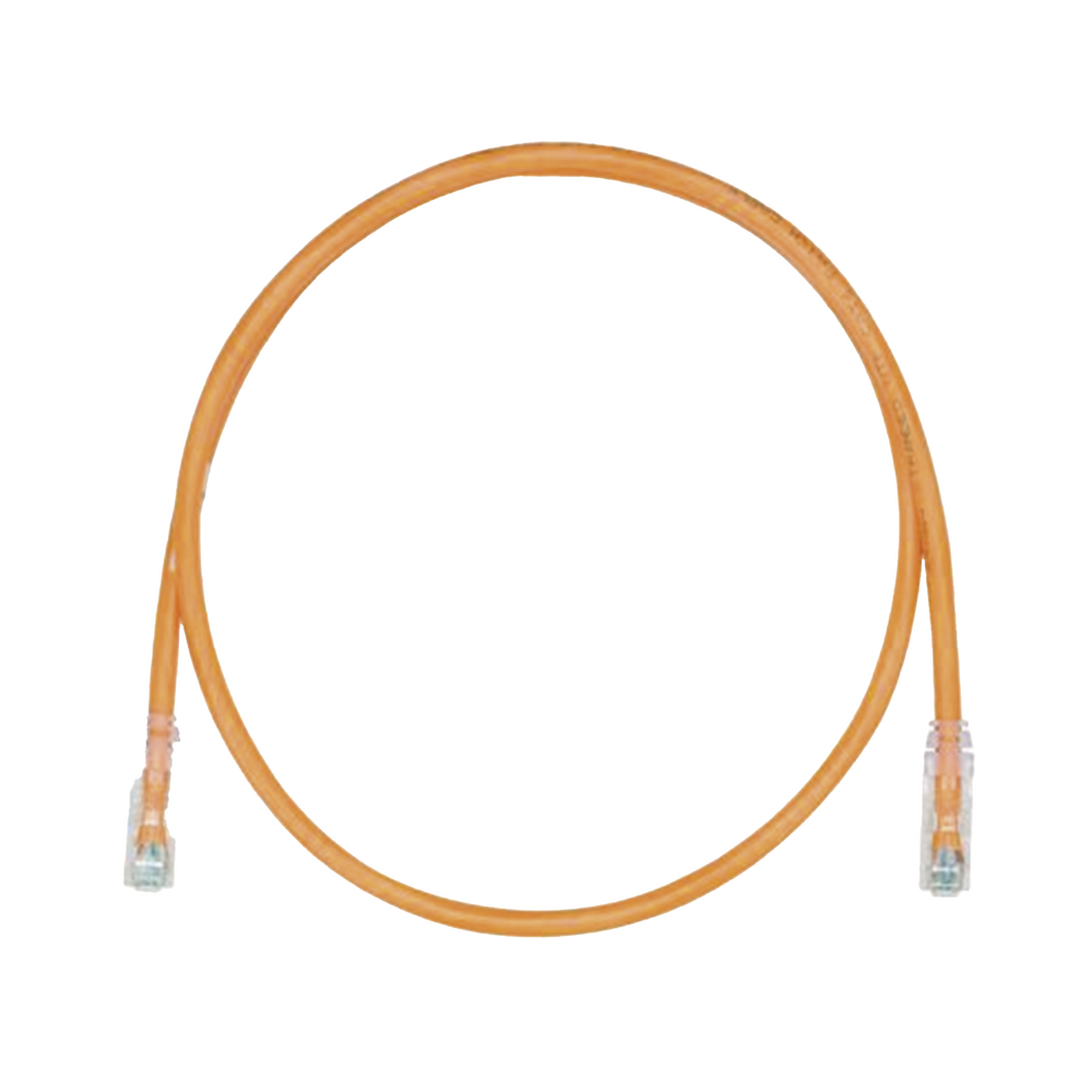 Cable de Parcheo TX6, UTP Cat6, 24 AWG, CM, Color Naranja, 8 Metros (26.25 Pies)