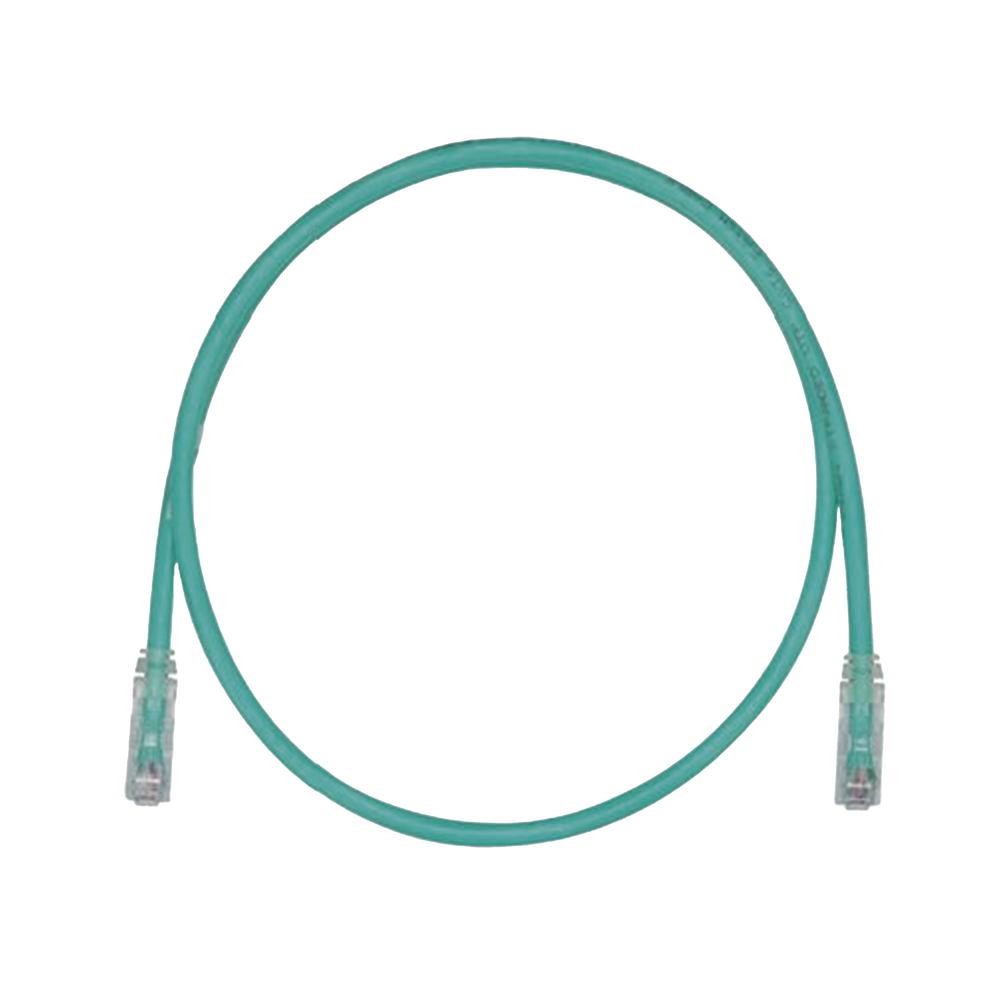 Cable de Parcheo TX6, UTP Cat6, 24 AWG, LSZH, Color Verde, 8 Metros (26.25 Pies)