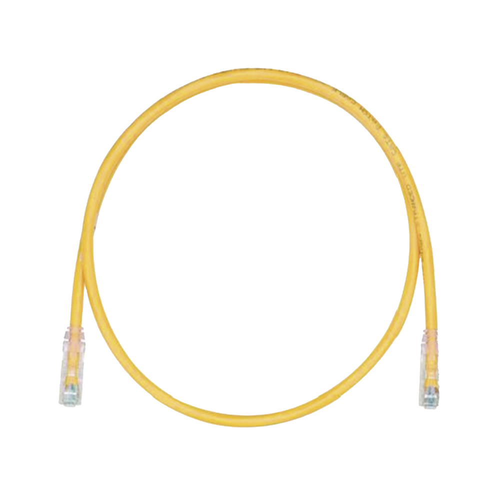 Cable de Parcheo TX6, UTP Cat6, 24 AWG, LSZH, Color Amarillo, 8 Metros (26.25 Pies)
