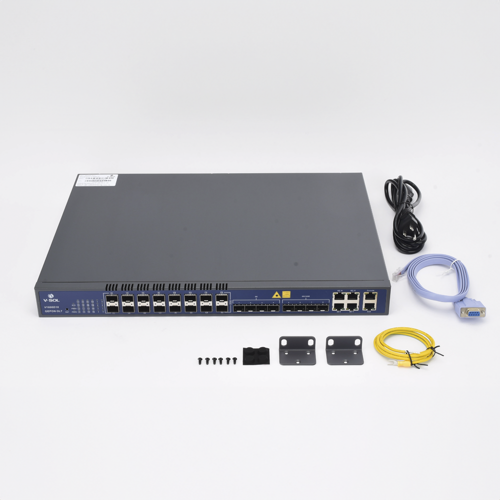 OLT de 16 puertos EPON con 12 puertos Uplink (4 puertos Gigabit Ethernet + 4 puertos SFP + 4 puertos SFP+) , hasta 1,024 ONUS - Image 5