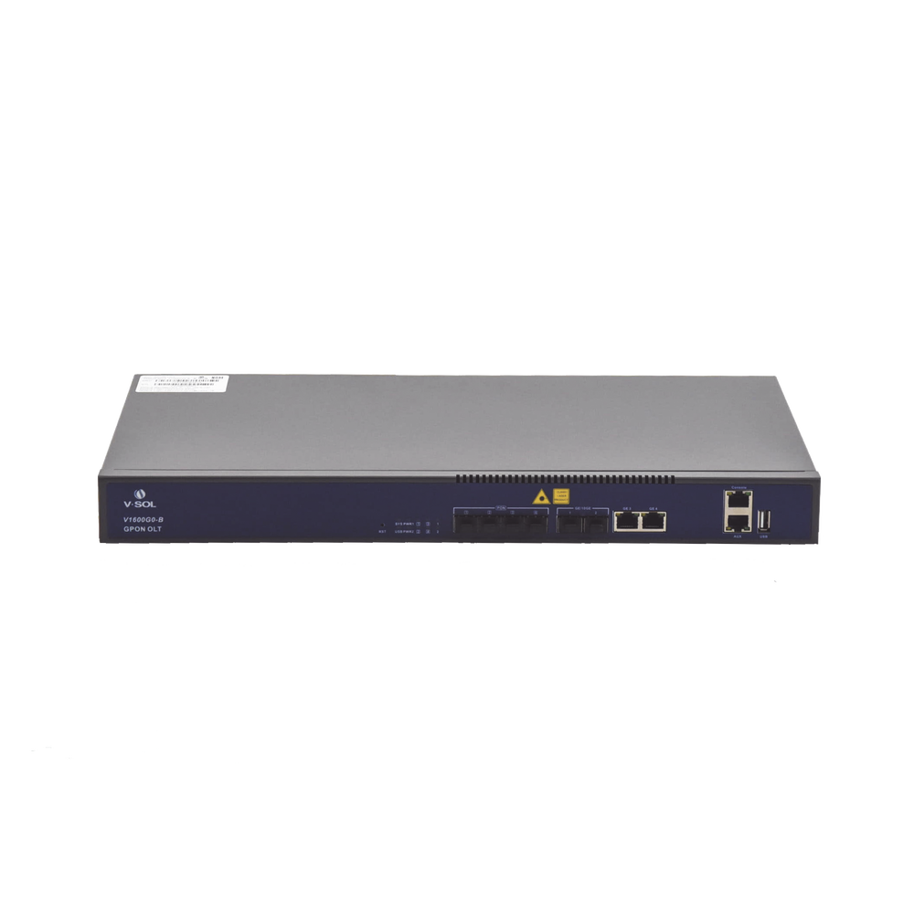 OLT de 4 puertos GPON con 4 puertos Uplink (2 puertos Gigabit Ethernet + 2 Puertos SFP+) , hasta 512 ONUS, - Image 2