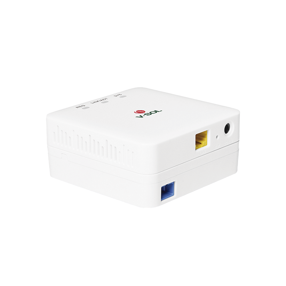 ONU/ONT Bridge EPON/GPON con 1 Puerto SC/UPC + 1 Puerto LAN Gigabit + Roseta Incluida