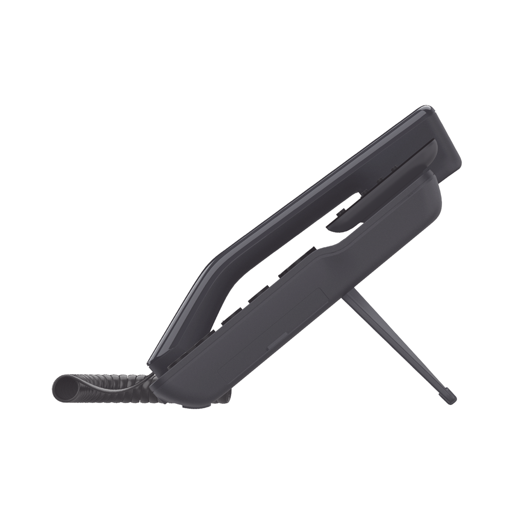 Teléfono IP Empresarial Esencial para 6 líneas SIP, pantalla grafica matriz de puntos, PoE, puertos Gigabit, conferencia local de 6 vías. - Image 3