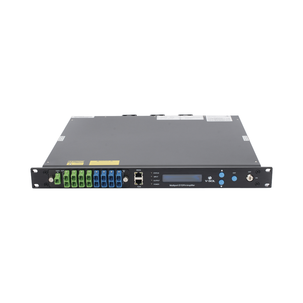 Amplificador Óptico EYDFA de 8 puertos de 1550nm