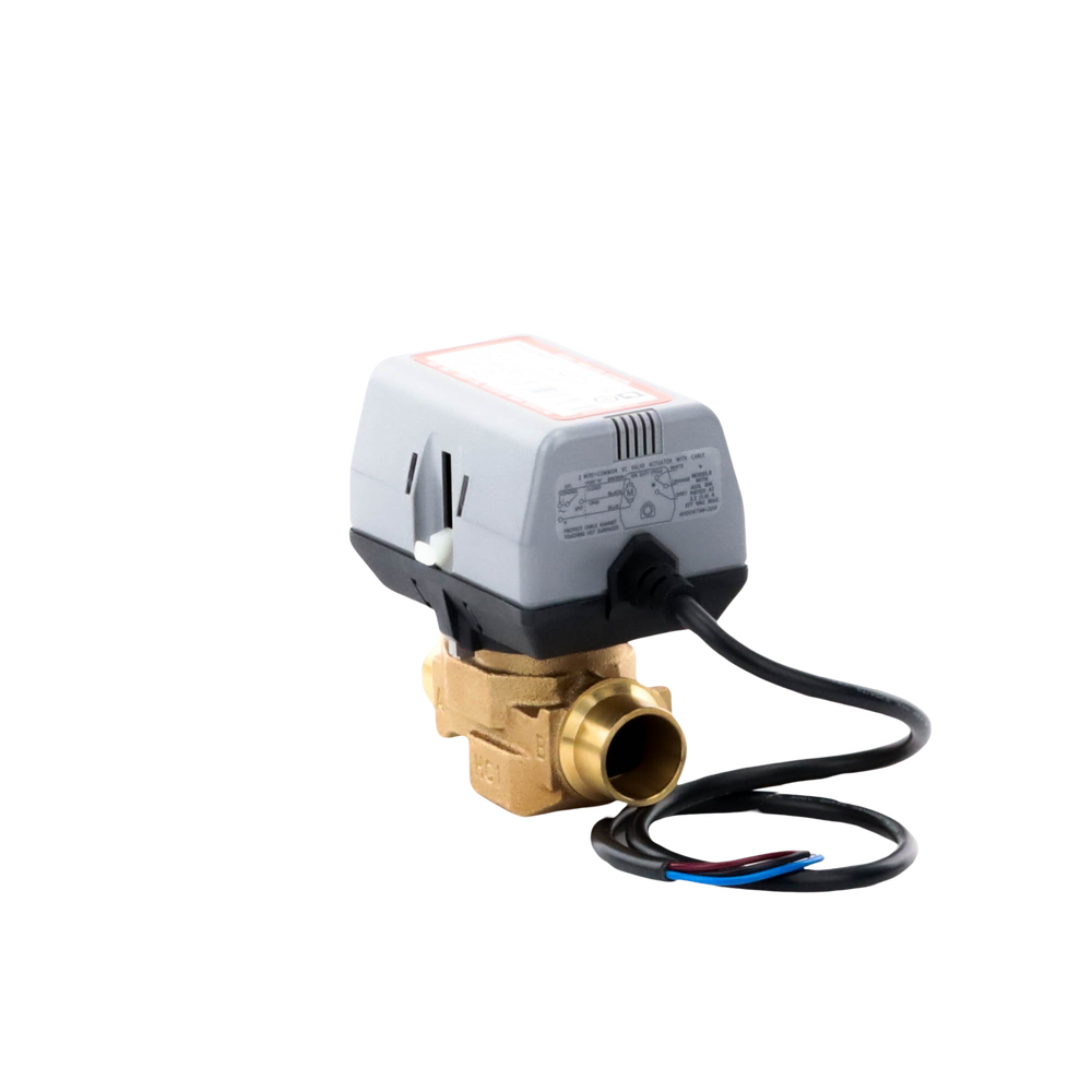 Válvula 3/4 De 2 Vías Conexión de rosca BSPT Con actuador que trabaja de 200 a 240V - Image 3