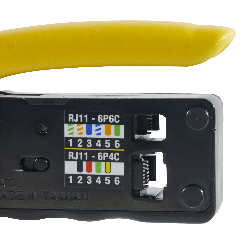 Ponchadora/Pelacables/Cortacables Compacta con Matraca para Conectores RJ45 y RJ11/RJ12. - Image 5