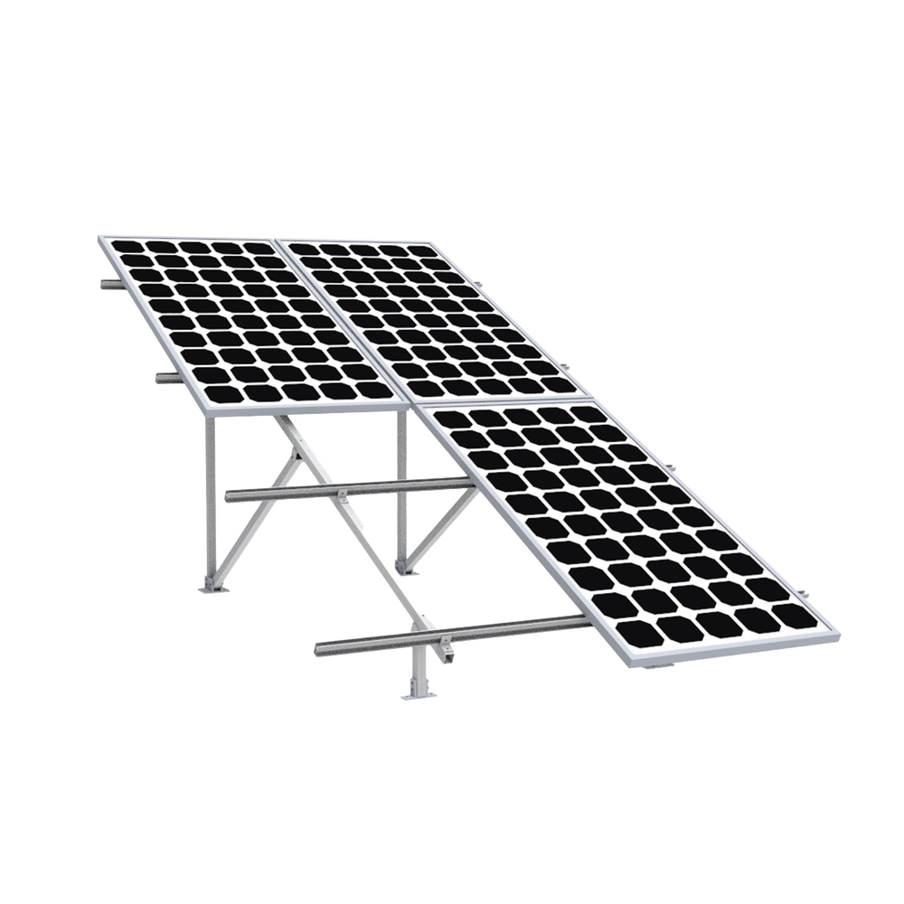 Montaje para Panel Solar 2X2, Riel 5 de 2700mm para Módulos con Espesor de 30-35mm, Vel. de Viento Máx. 136km/h - Image 3