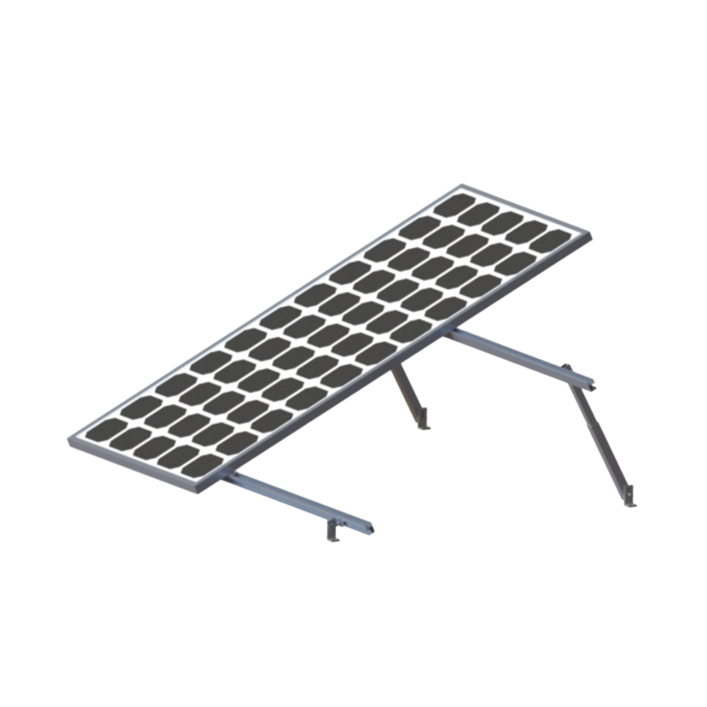 Montaje para 2 Paneles Solares, Riel "8" de 2700mm para Módulos con Espesor de 30-35mm, Velocidad de Viento Máx. 136km/h - Image 3