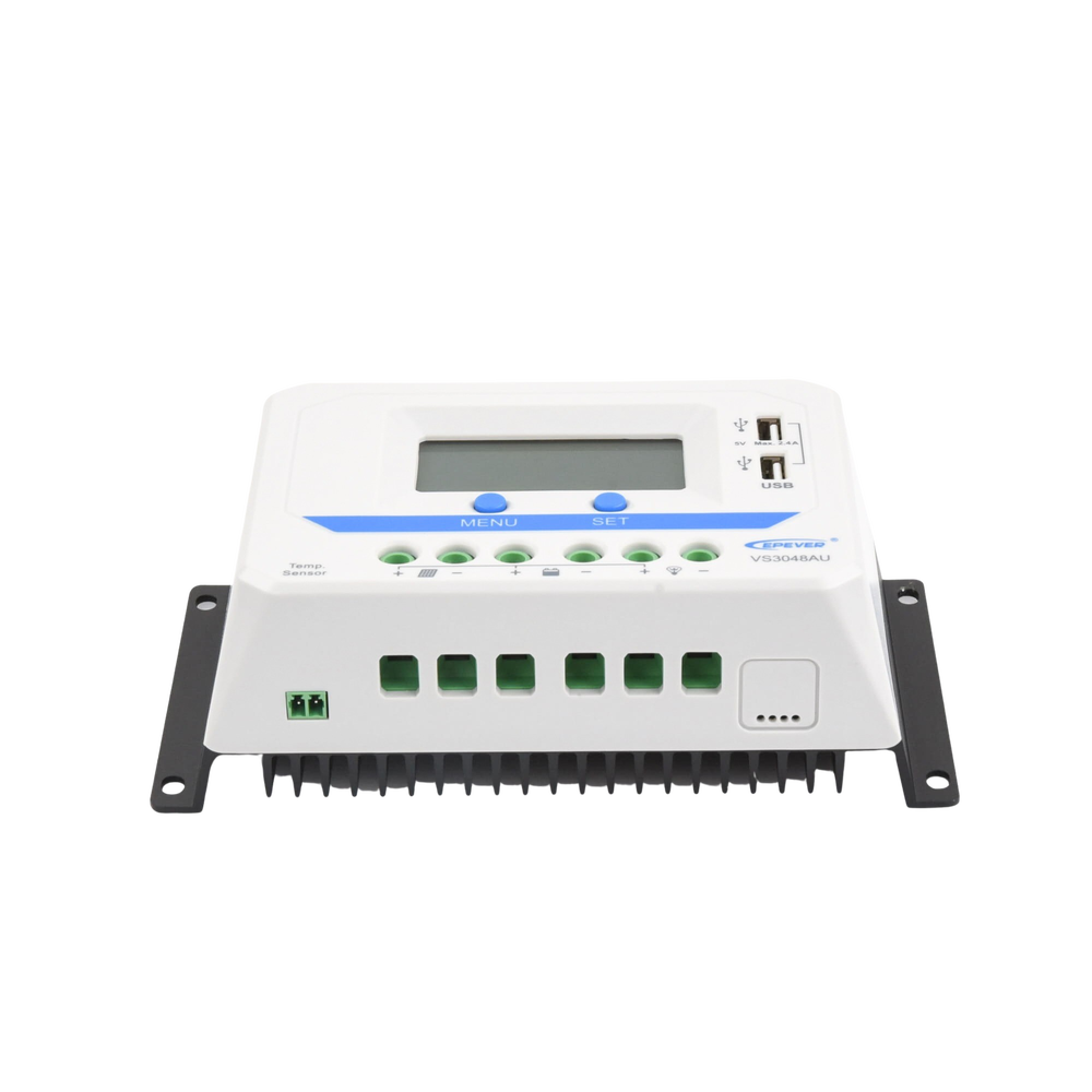 Controlador Solar de Carga PWM 12/24/36/48 V 30 A, Salida USB, con Display - Image 3
