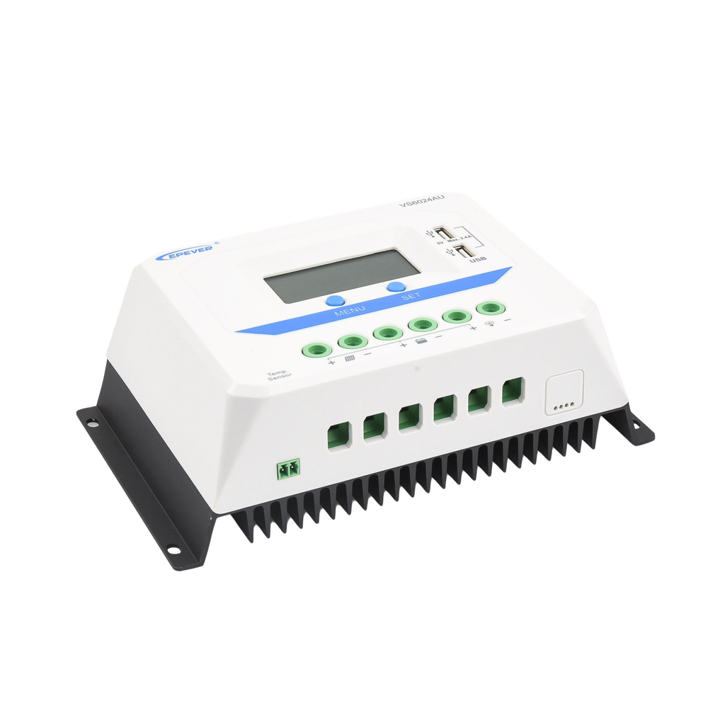 Controlador Solar de Carga PWM 12/24V 60 A, Salida USB, con Display - Image 3